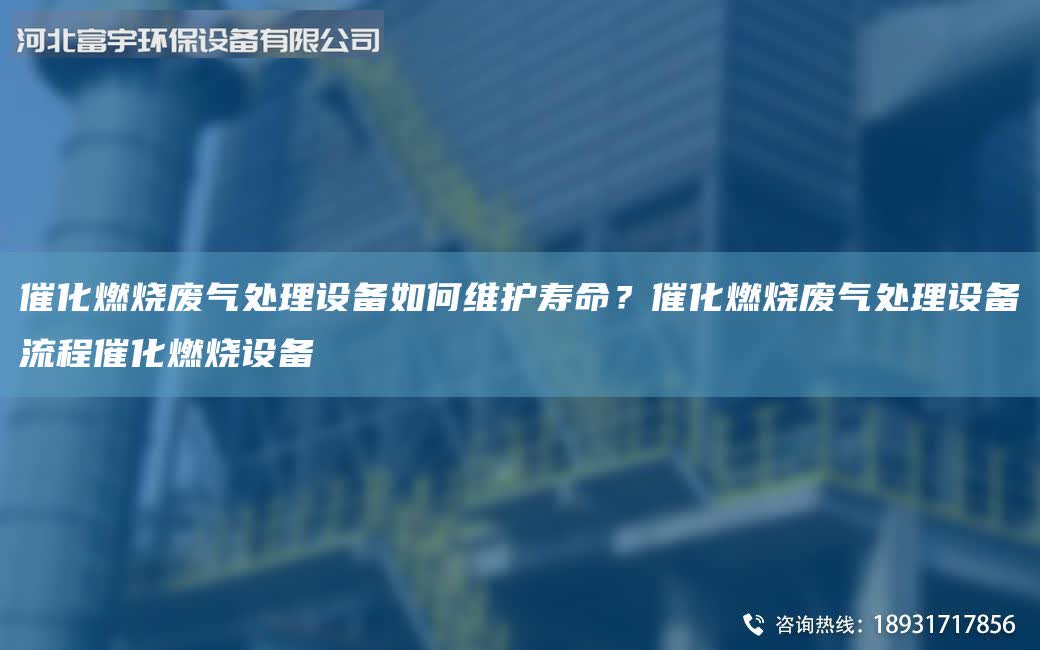 催化燃烧废气处理设备如何维护寿命？催化燃烧废气处理设备流程催化燃烧设备