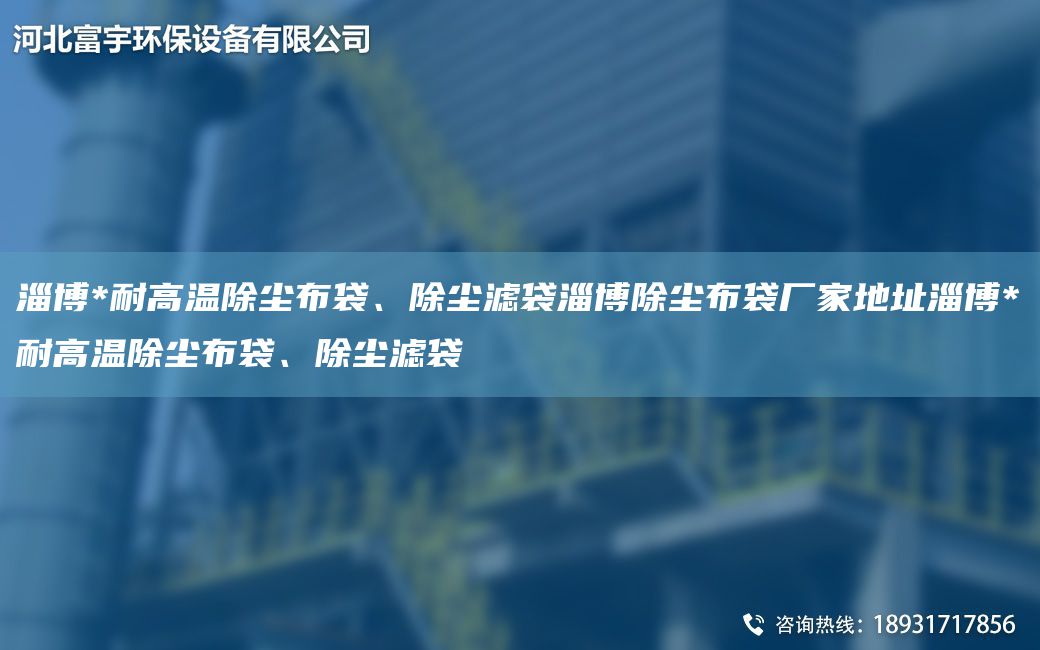 淄博*耐高温除尘布袋、除尘滤袋淄博除尘布袋厂家地址淄博*耐高温除尘布袋、除尘滤袋