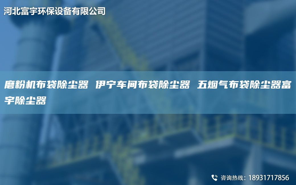 磨粉机布袋除尘器 伊宁车间布袋除尘器 五烟气布袋除尘器富宇除尘器