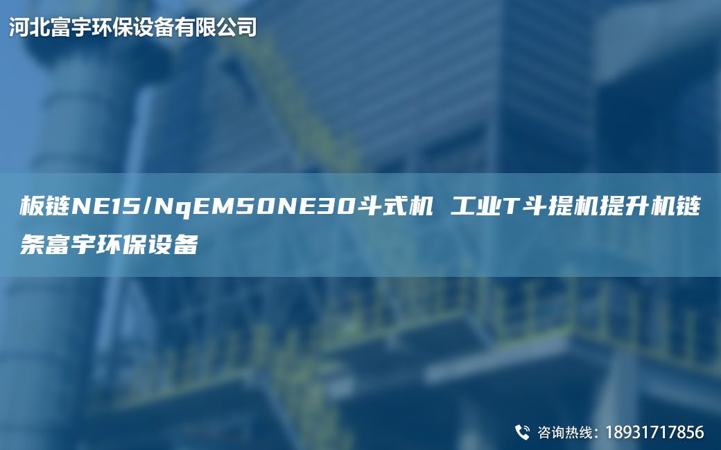 板链NE15/NqEM50NE30斗式机 工业T斗提机提升机链条富宇环保设备