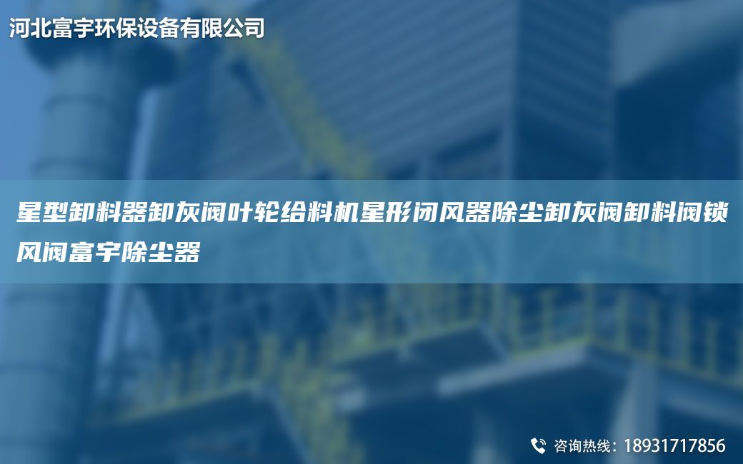 星型卸料器卸灰阀叶轮给料机星形闭风器除尘卸灰阀卸料阀锁风阀富宇除尘器