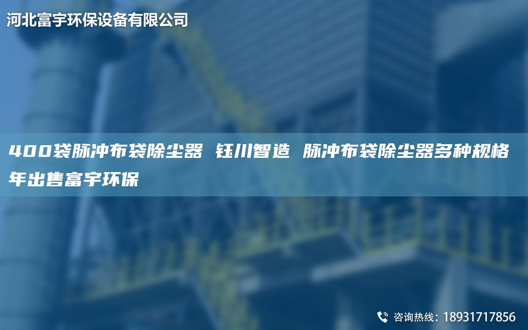 400袋脉冲布袋除尘器 钰川智造 脉冲布袋除尘器多种规格 NA出售富宇环保