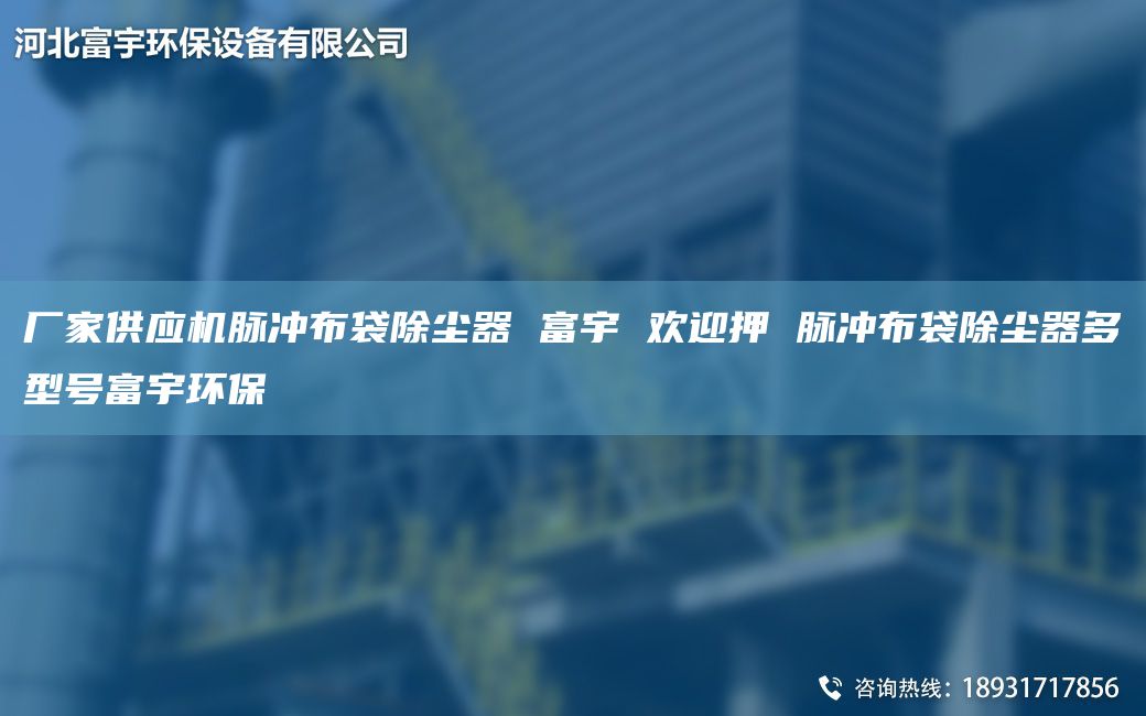 厂家供应机脉冲布袋除尘器 富宇 欢迎押 脉冲布袋除尘器多型号富宇环保