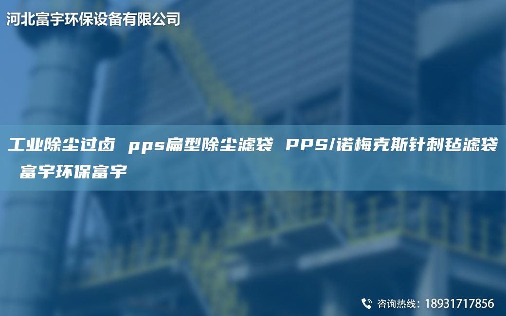工业除尘过卤 pps扁型除尘滤袋 PPS/诺梅克斯针刺毡滤袋 富宇环保富宇