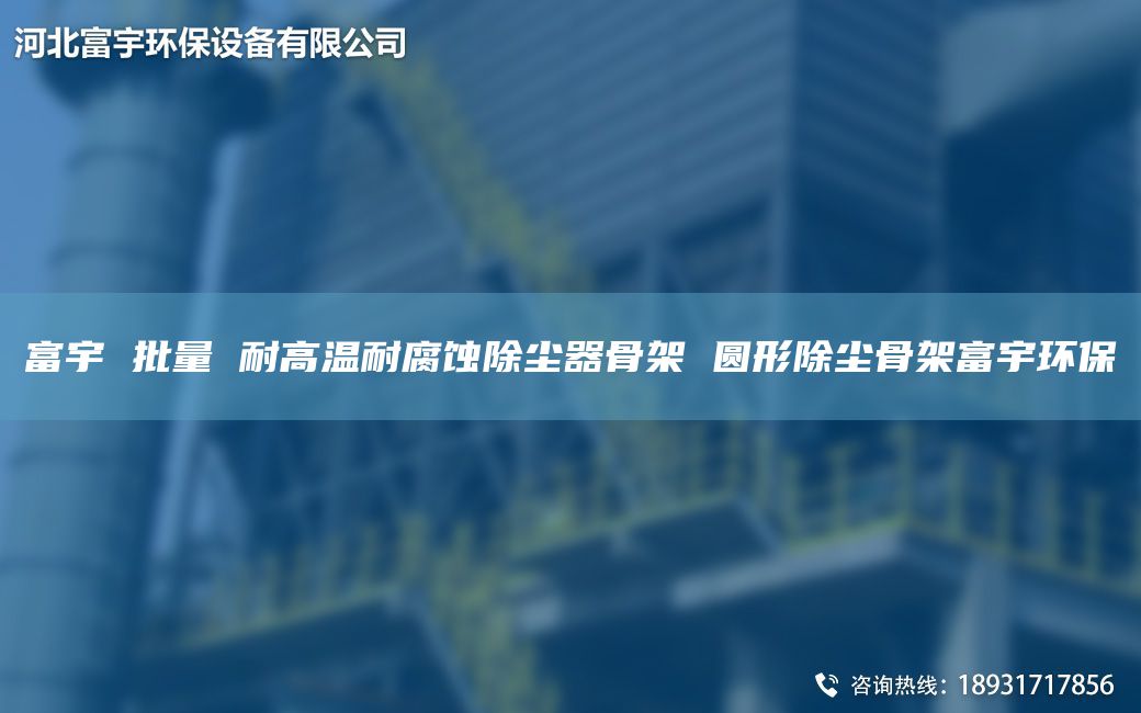 富宇 批量 耐高温耐腐蚀除尘器骨架 圆形除尘骨架富宇环保