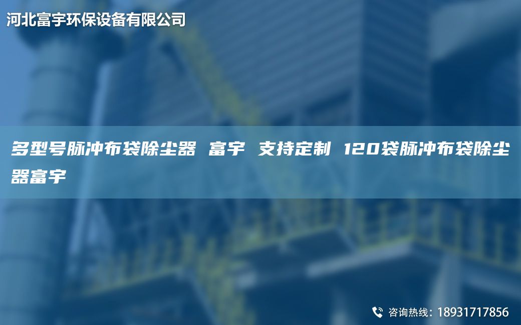 多型号脉冲布袋除尘器 富宇 支持定制 120袋脉冲布袋除尘器富宇