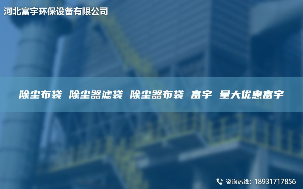 除尘布袋 除尘器滤袋 除尘器布袋 富宇 量大优惠富宇