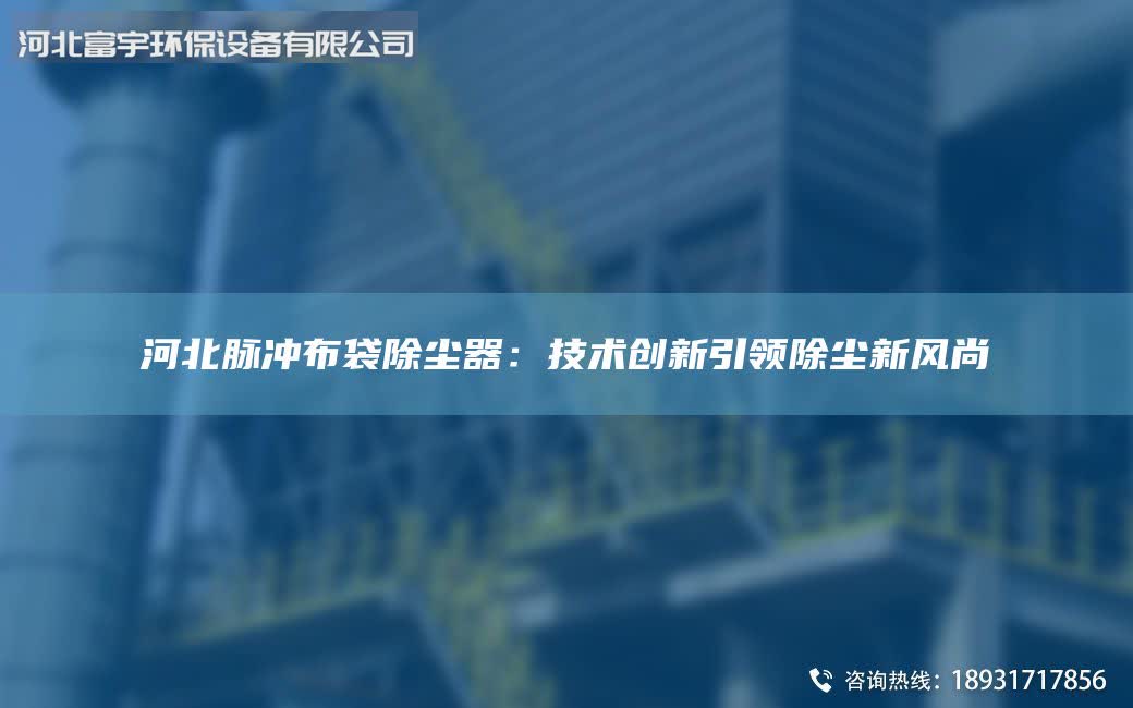 河北脉冲布袋除尘器：技术创新引领除尘新风尚